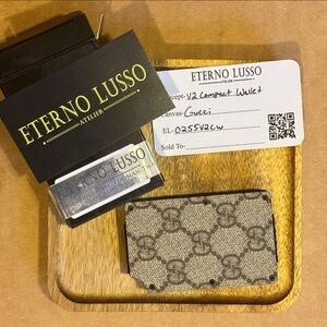 Upcycled Gucci Compact Wallet